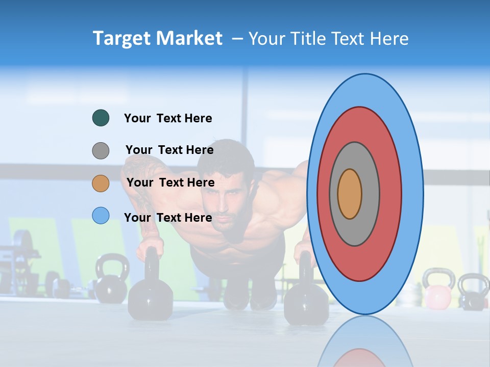 Indoor Kettlebell Barbell PowerPoint Template