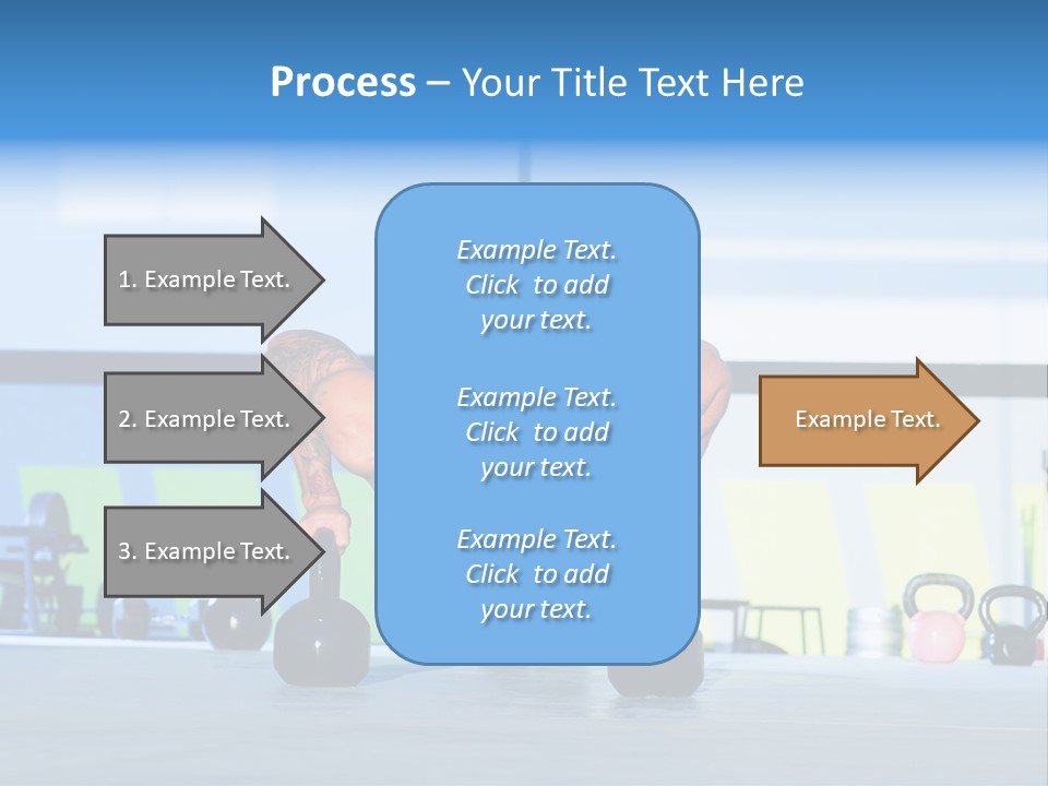 Indoor Kettlebell Barbell PowerPoint Template
