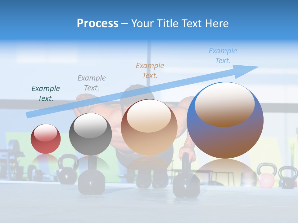 Indoor Kettlebell Barbell PowerPoint Template