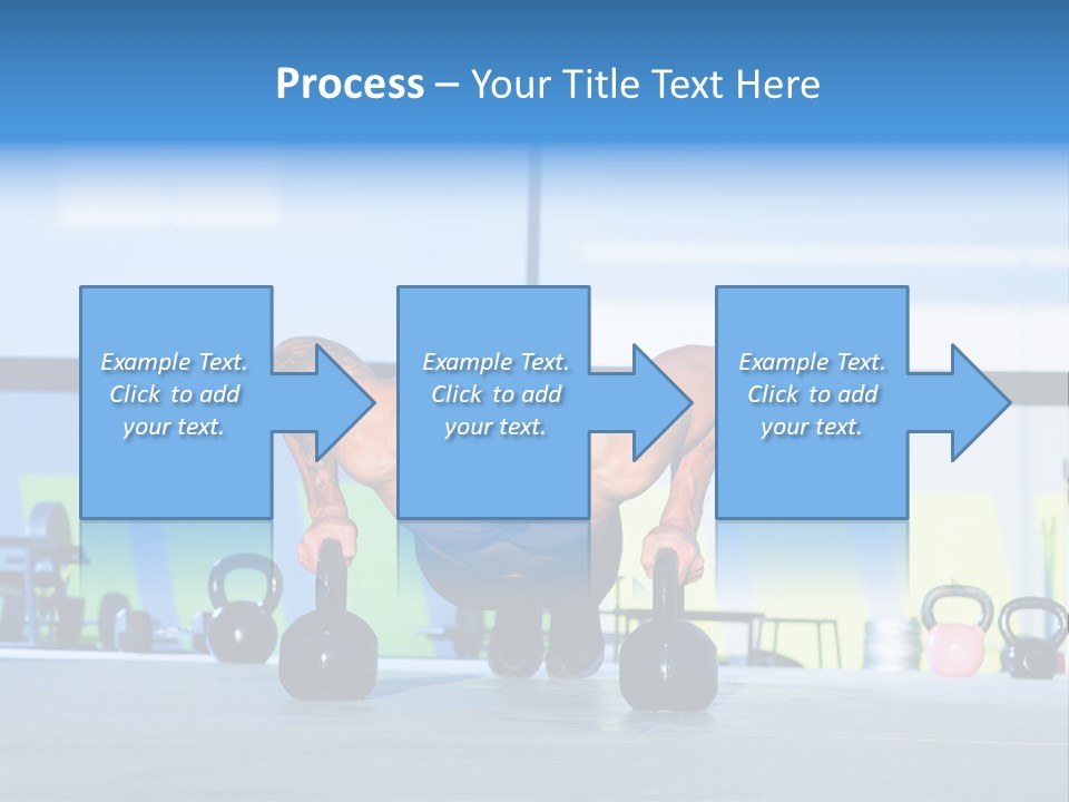 Indoor Kettlebell Barbell PowerPoint Template