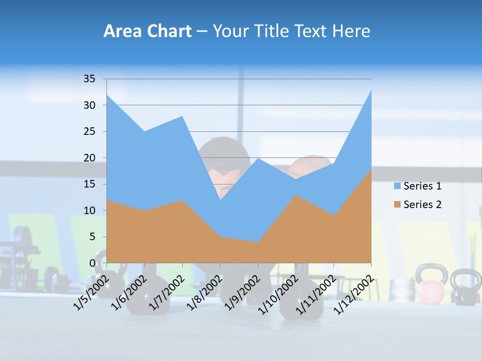 Indoor Kettlebell Barbell PowerPoint Template