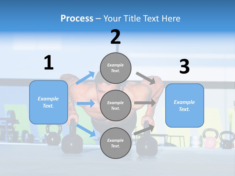 Indoor Kettlebell Barbell PowerPoint Template