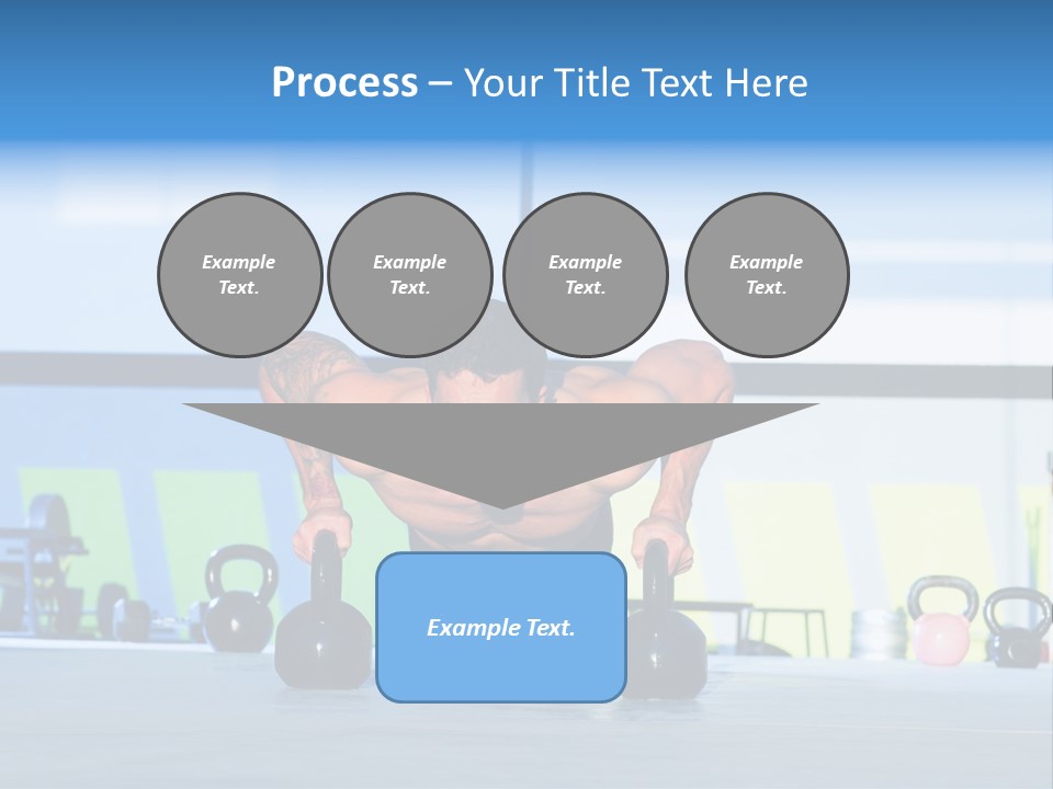 Indoor Kettlebell Barbell PowerPoint Template