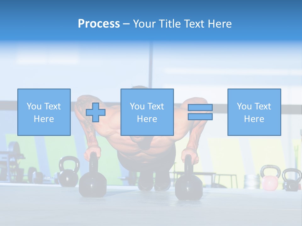 Indoor Kettlebell Barbell PowerPoint Template