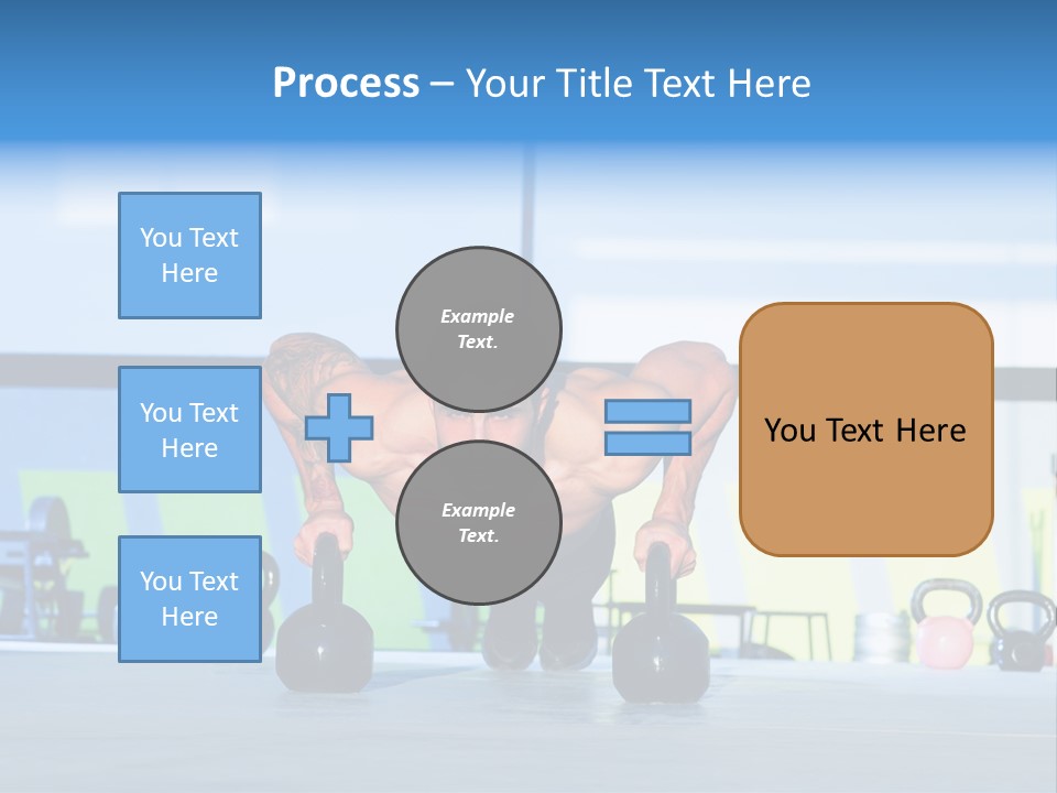Indoor Kettlebell Barbell PowerPoint Template