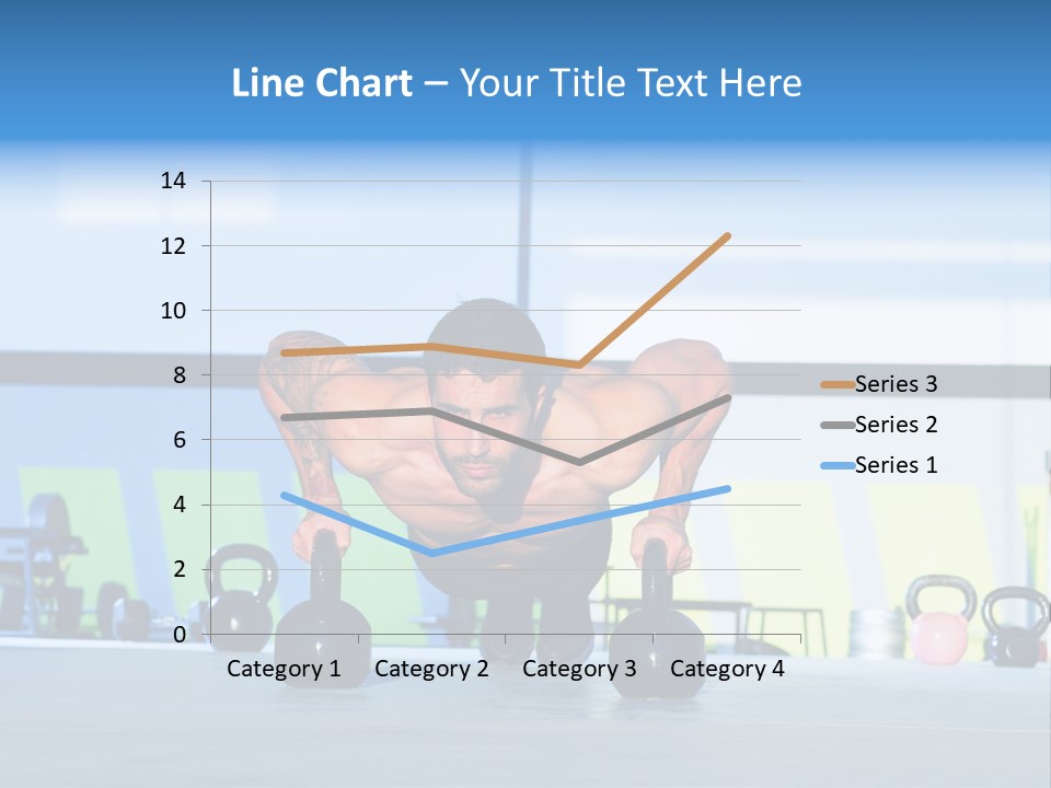Indoor Kettlebell Barbell PowerPoint Template