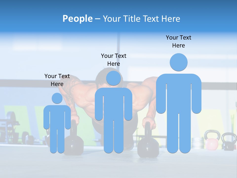 Indoor Kettlebell Barbell PowerPoint Template