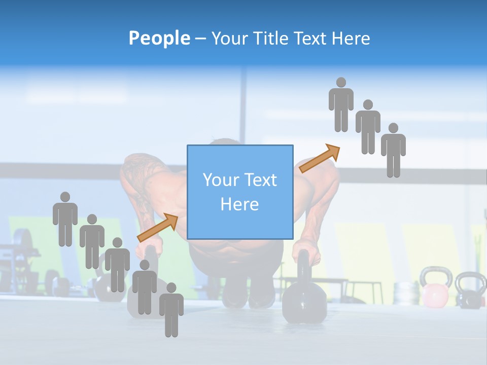 Indoor Kettlebell Barbell PowerPoint Template