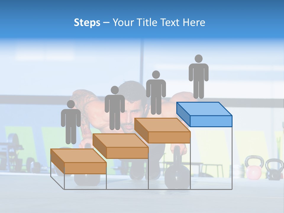 Indoor Kettlebell Barbell PowerPoint Template
