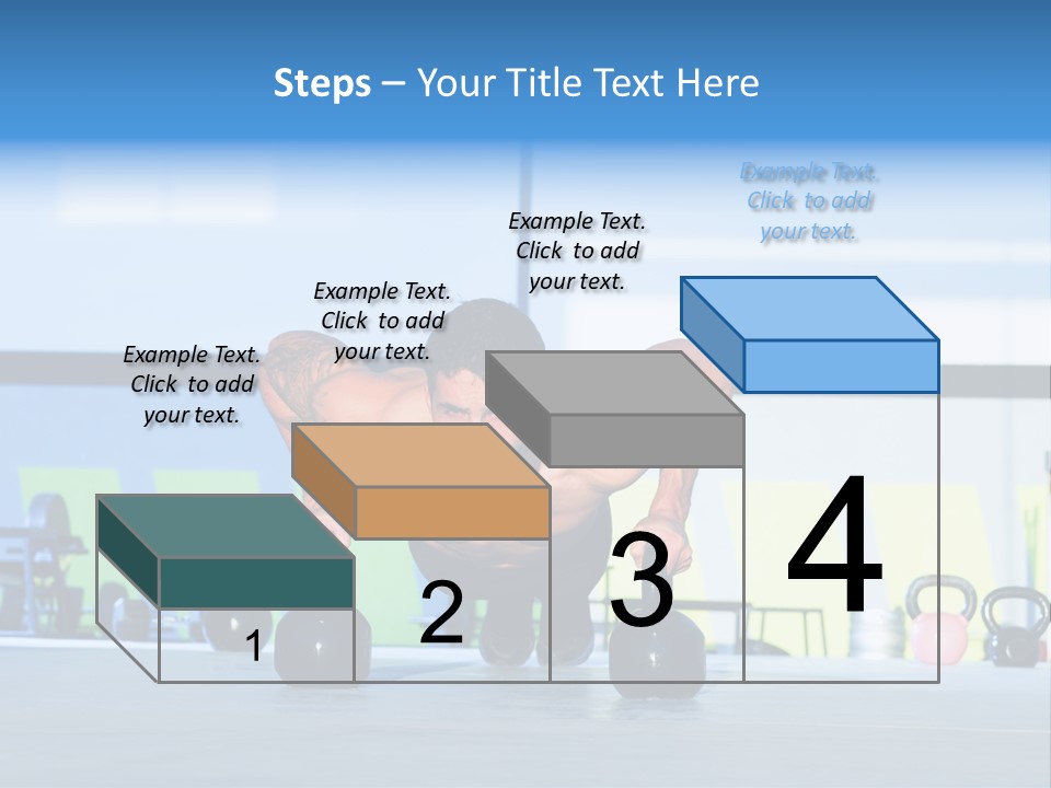 Indoor Kettlebell Barbell PowerPoint Template