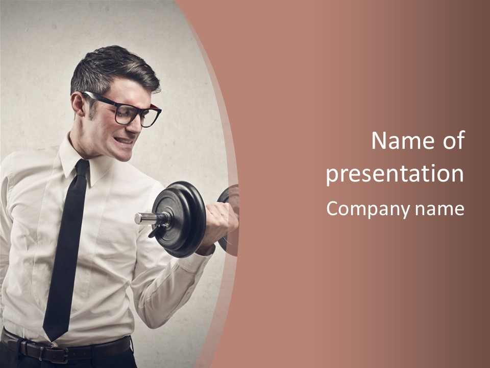 Training Business Nerd PowerPoint Template