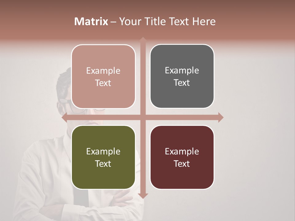 Nerd Texture Caucasian PowerPoint Template