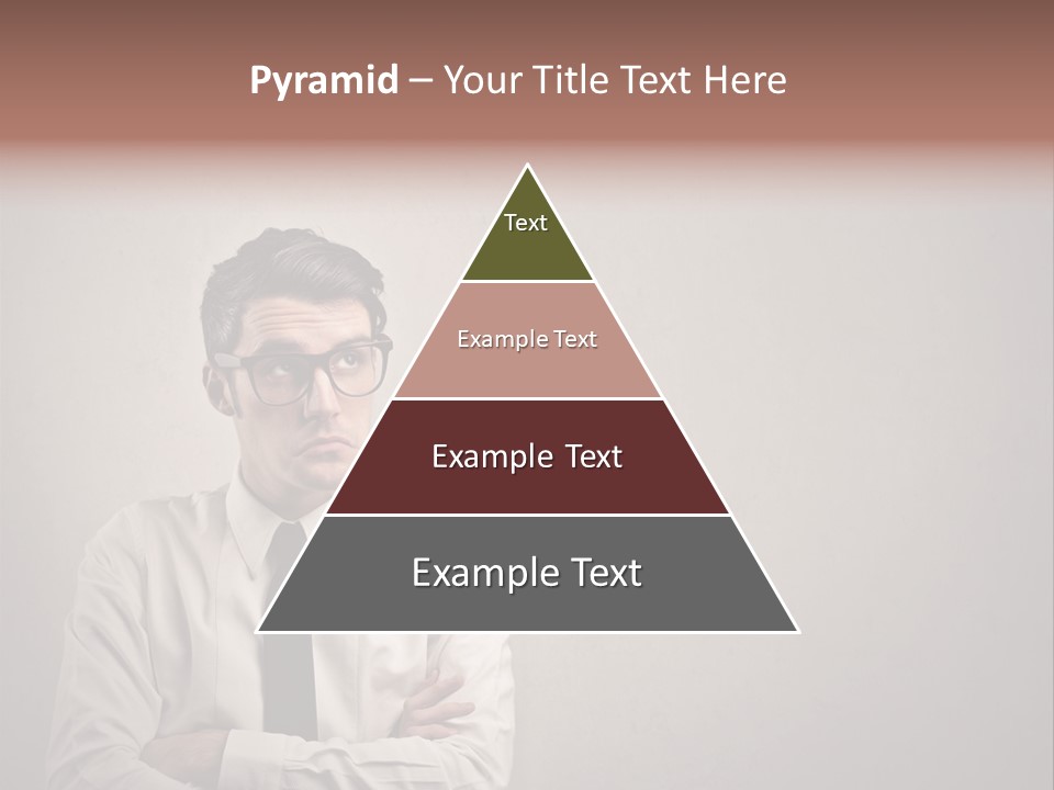 Nerd Texture Caucasian PowerPoint Template
