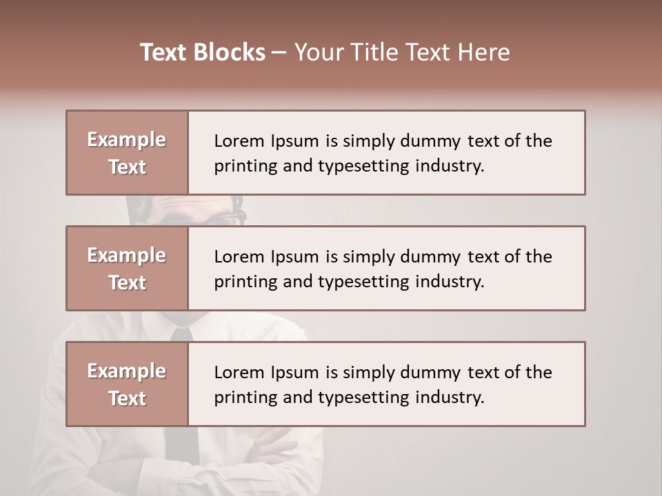 Nerd Texture Caucasian PowerPoint Template