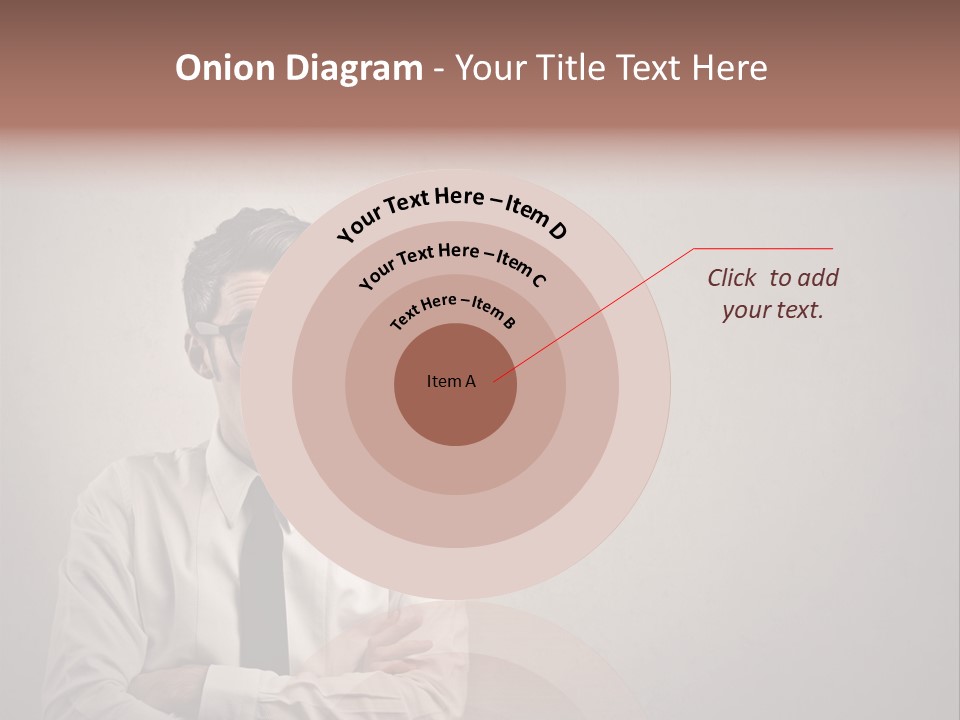 Nerd Texture Caucasian PowerPoint Template