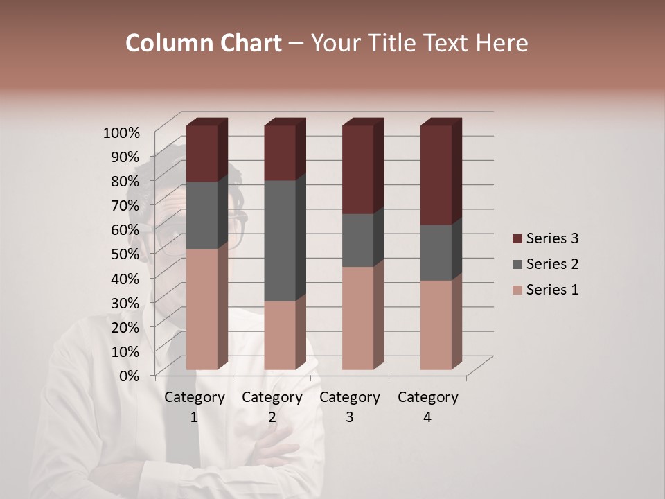 Nerd Texture Caucasian PowerPoint Template