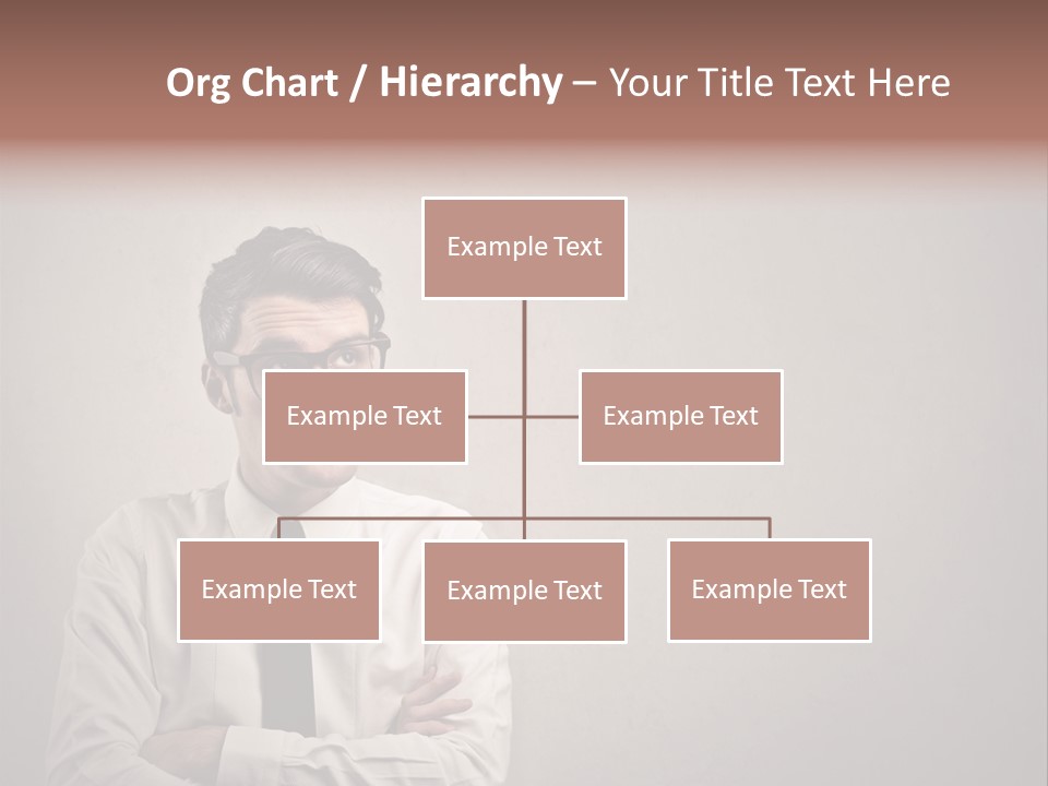 Nerd Texture Caucasian PowerPoint Template