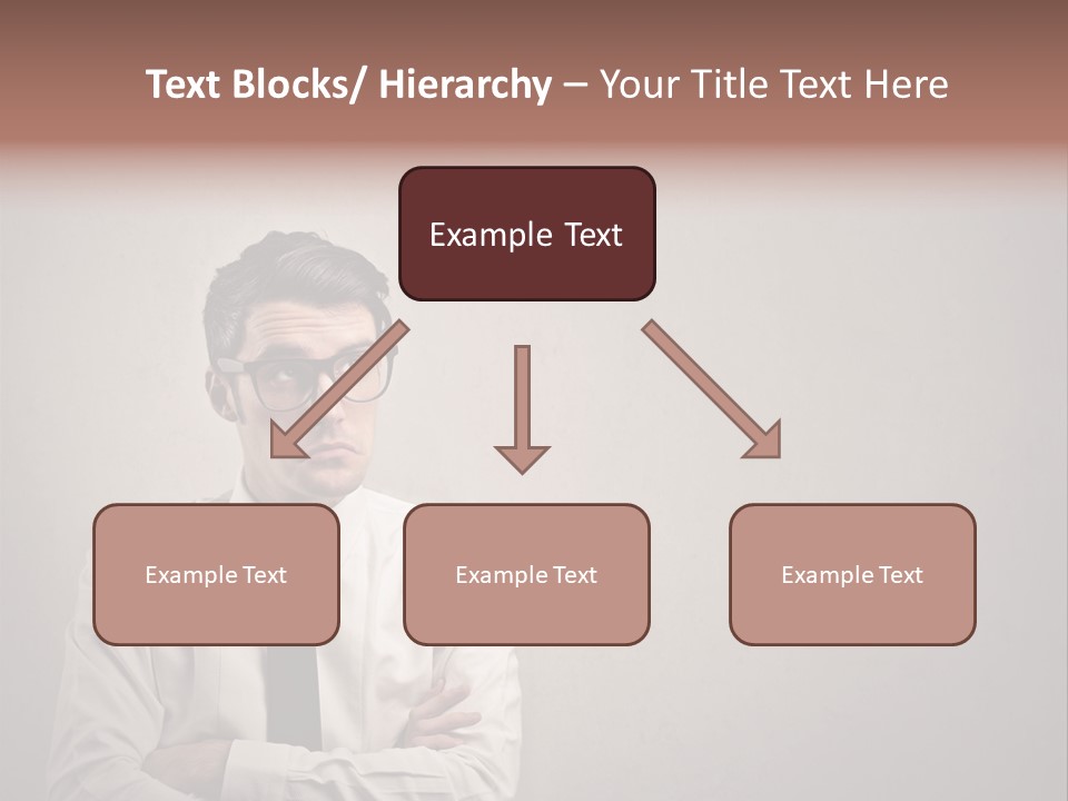 Nerd Texture Caucasian PowerPoint Template