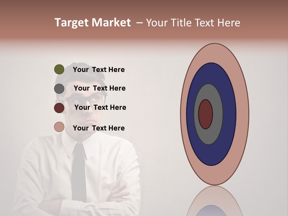 Nerd Texture Caucasian PowerPoint Template