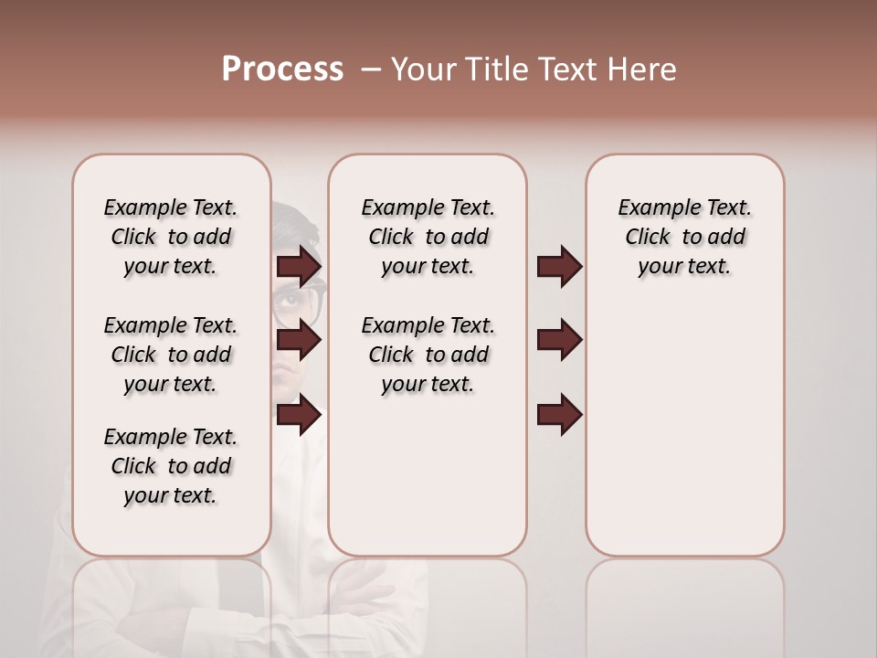 Nerd Texture Caucasian PowerPoint Template