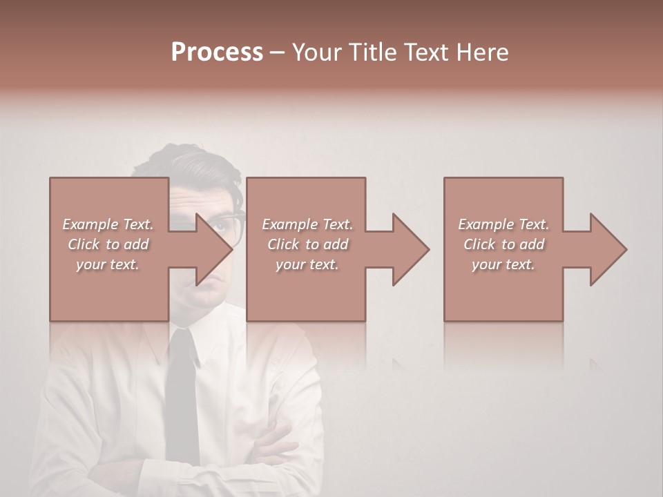 Nerd Texture Caucasian PowerPoint Template