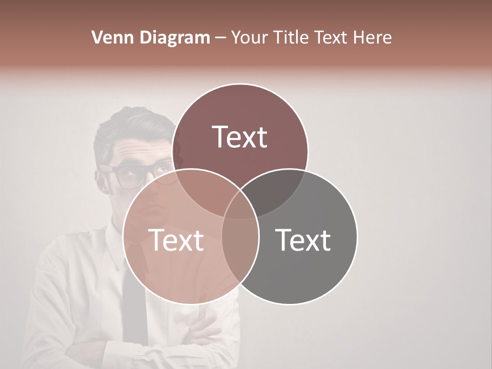 Nerd Texture Caucasian PowerPoint Template