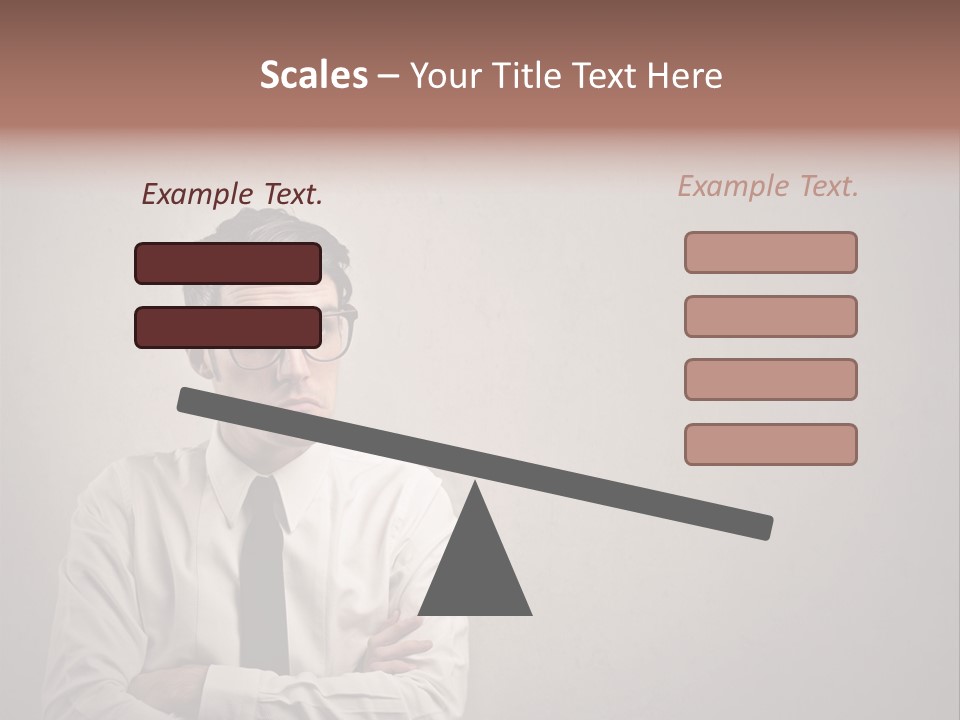 Nerd Texture Caucasian PowerPoint Template