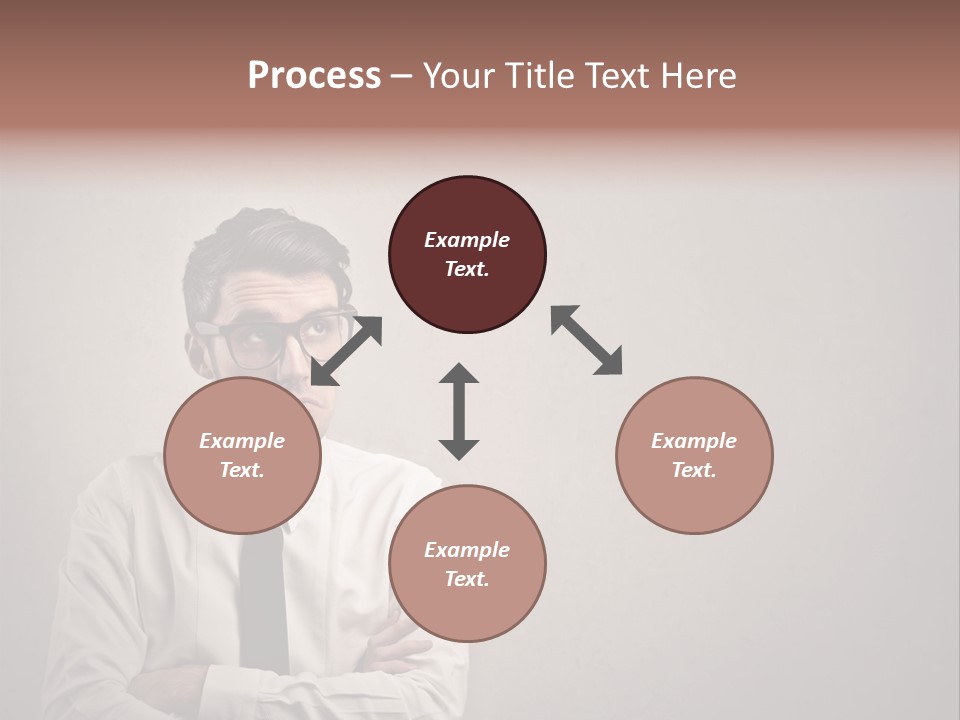 Nerd Texture Caucasian PowerPoint Template