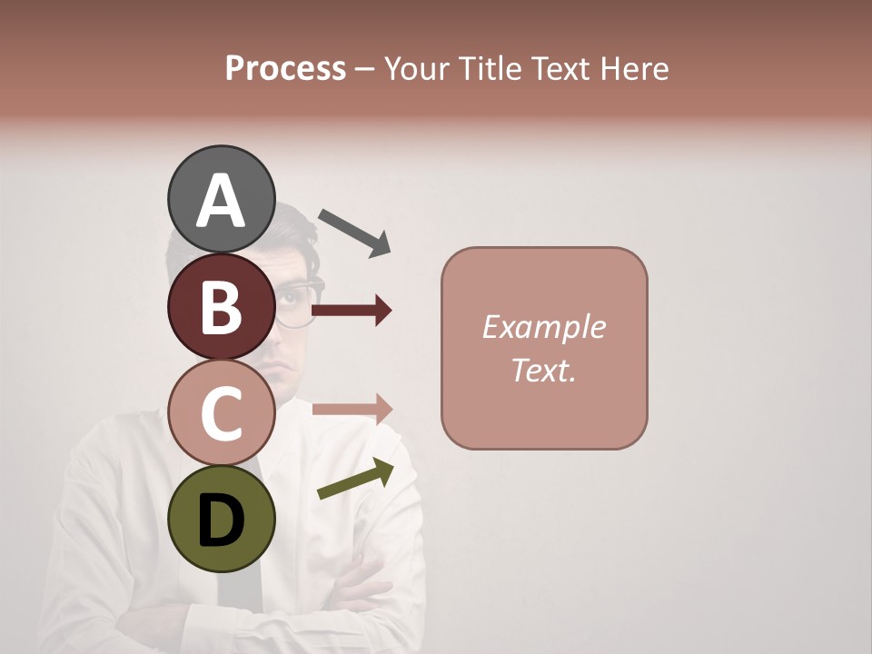 Nerd Texture Caucasian PowerPoint Template