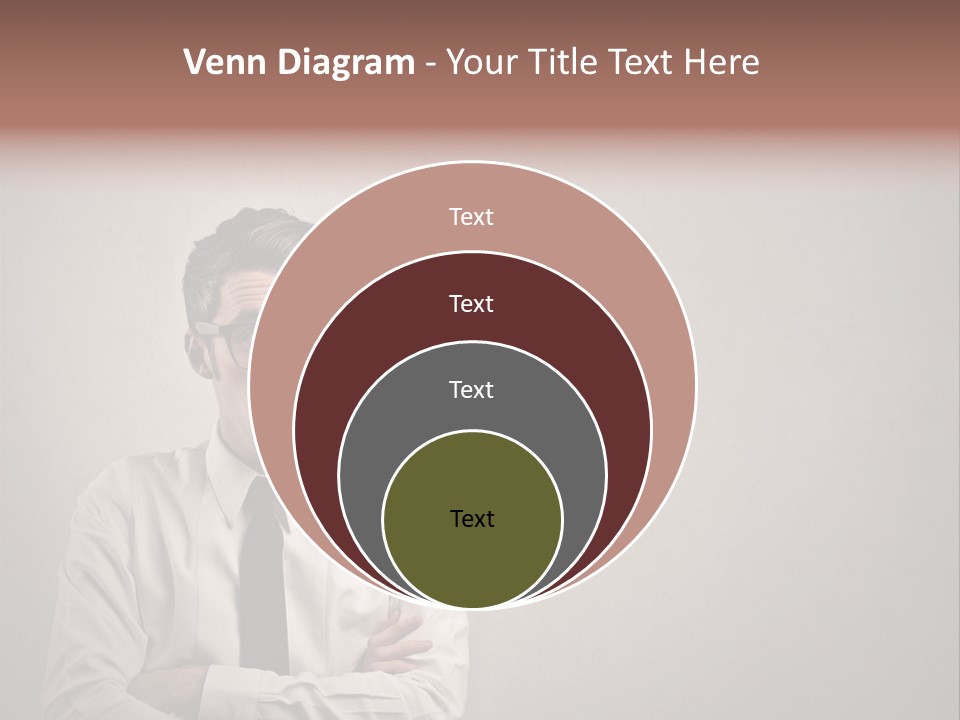 Nerd Texture Caucasian PowerPoint Template