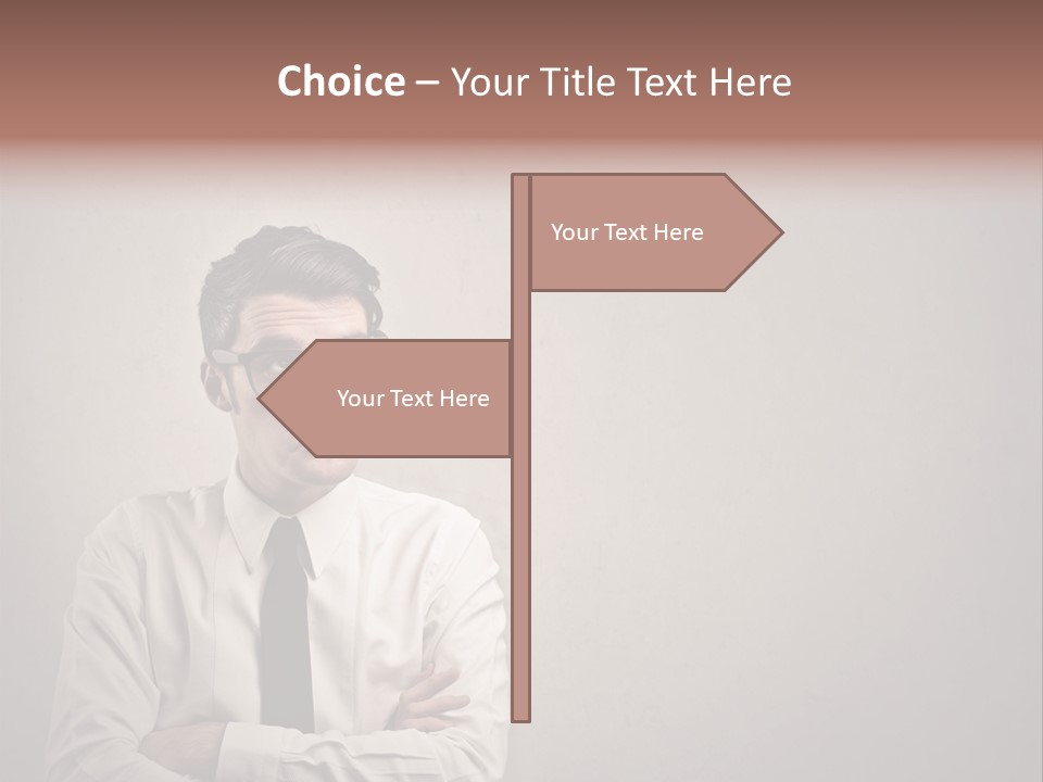 Nerd Texture Caucasian PowerPoint Template