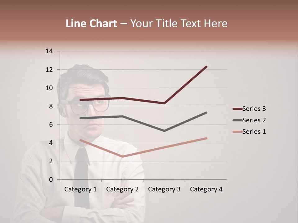 Nerd Texture Caucasian PowerPoint Template