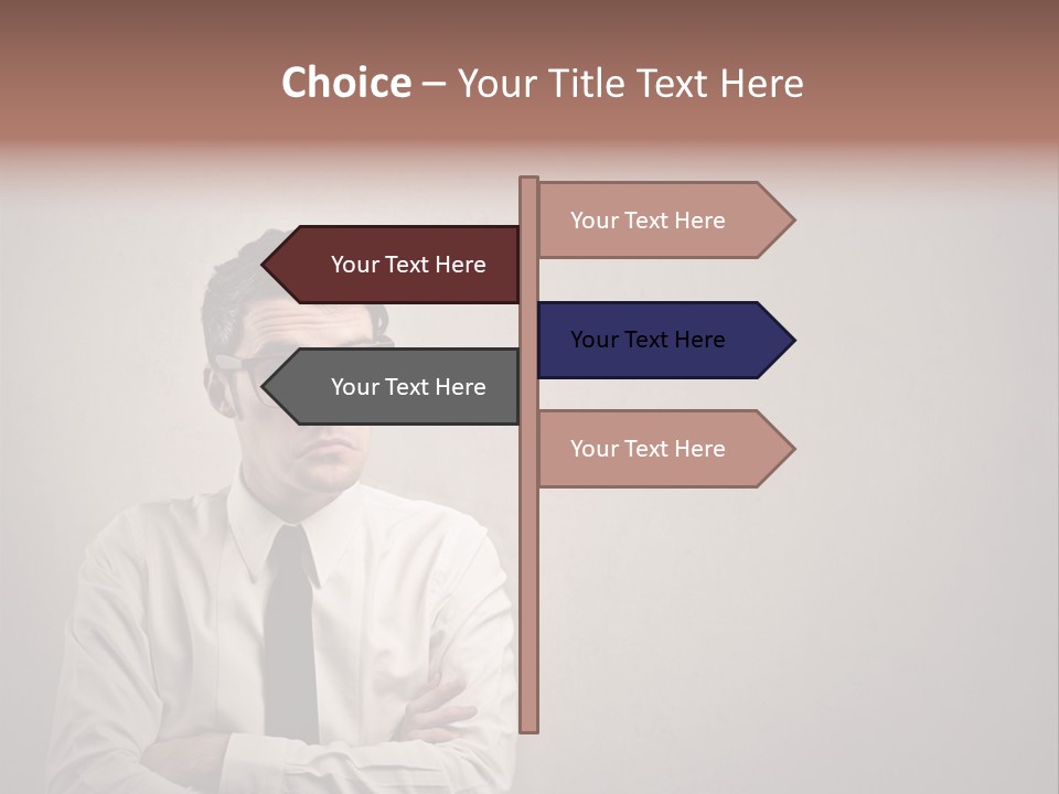 Nerd Texture Caucasian PowerPoint Template