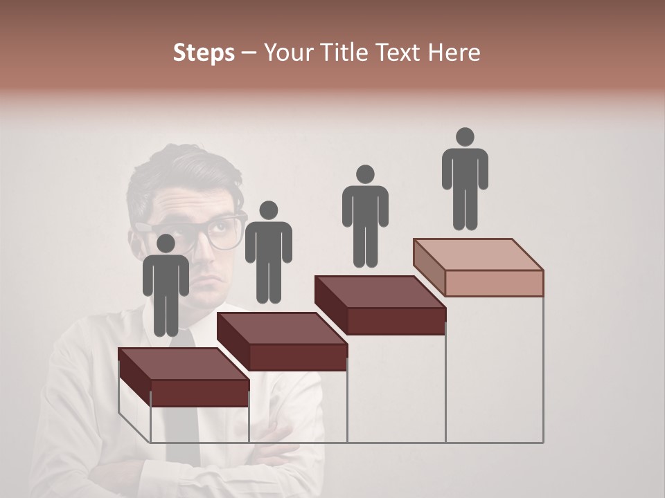 Nerd Texture Caucasian PowerPoint Template