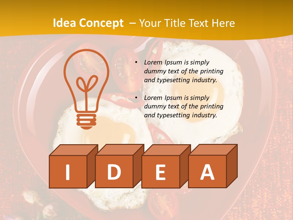 Protein Tomato Meal PowerPoint Template