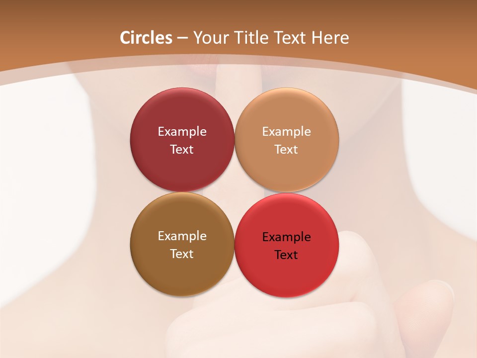 Secret Woman Living PowerPoint Template