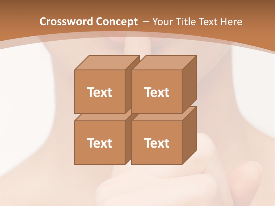 Secret Woman Living PowerPoint Template