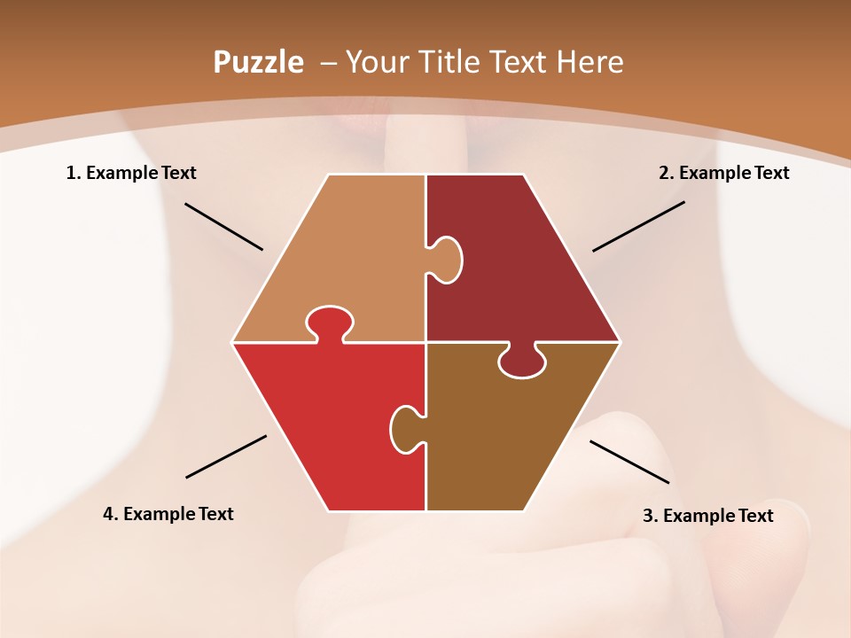 Secret Woman Living PowerPoint Template