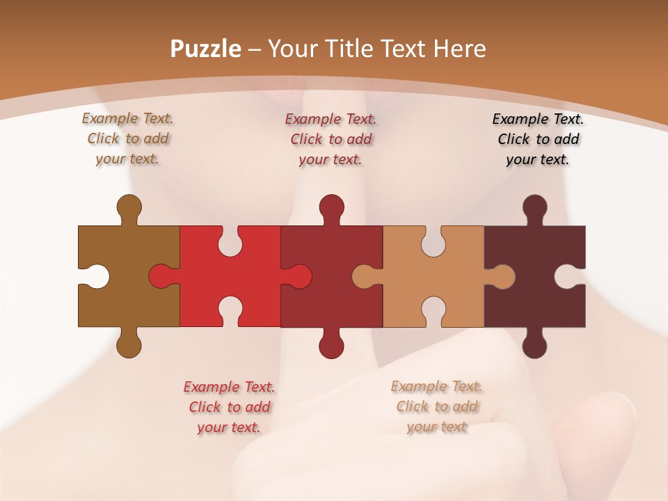 Secret Woman Living PowerPoint Template