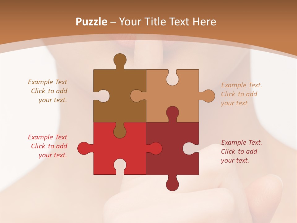 Secret Woman Living PowerPoint Template