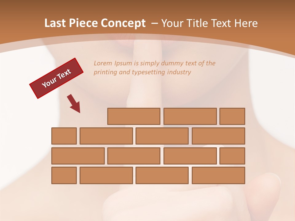 Secret Woman Living PowerPoint Template