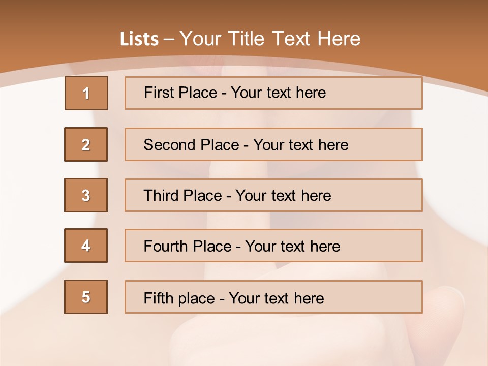 Secret Woman Living PowerPoint Template