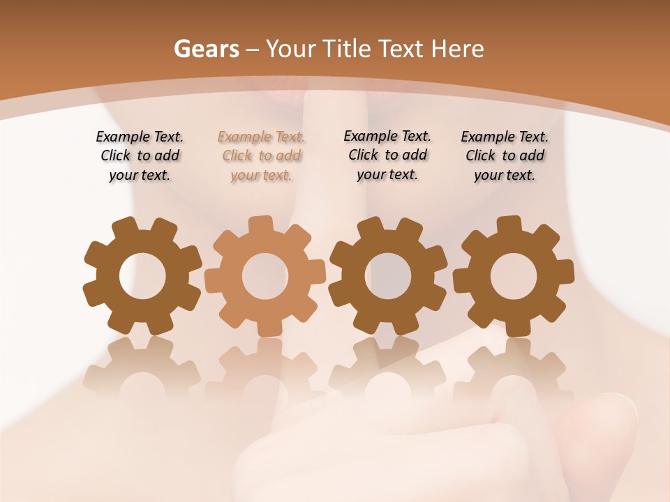 Secret Woman Living PowerPoint Template