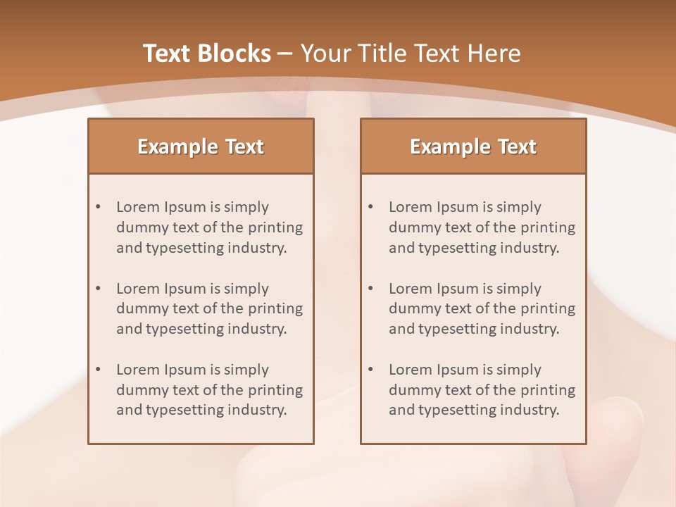 Secret Woman Living PowerPoint Template