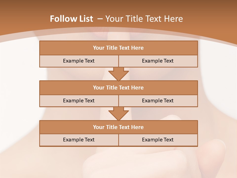 Secret Woman Living PowerPoint Template