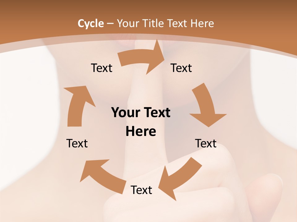 Secret Woman Living PowerPoint Template