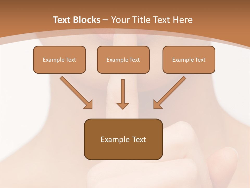 Secret Woman Living PowerPoint Template