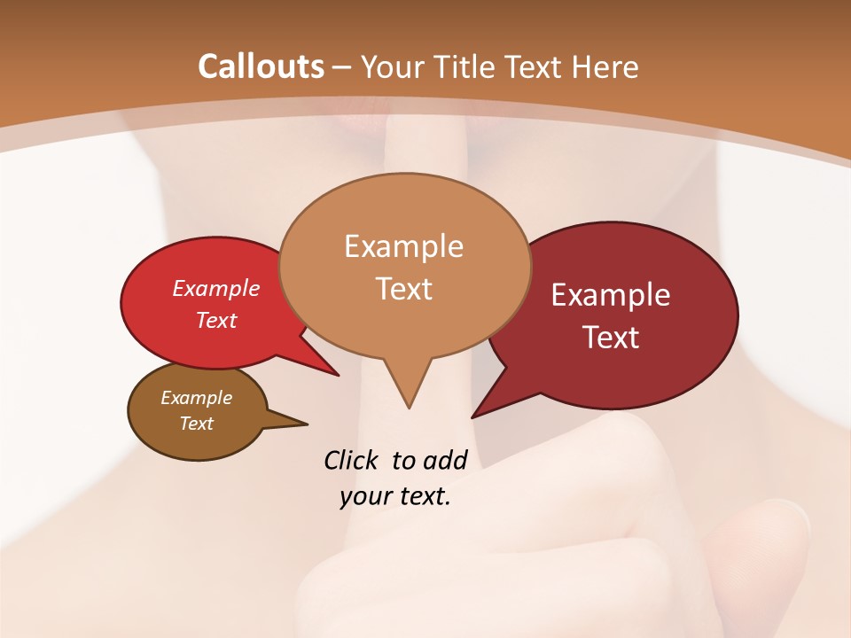 Secret Woman Living PowerPoint Template