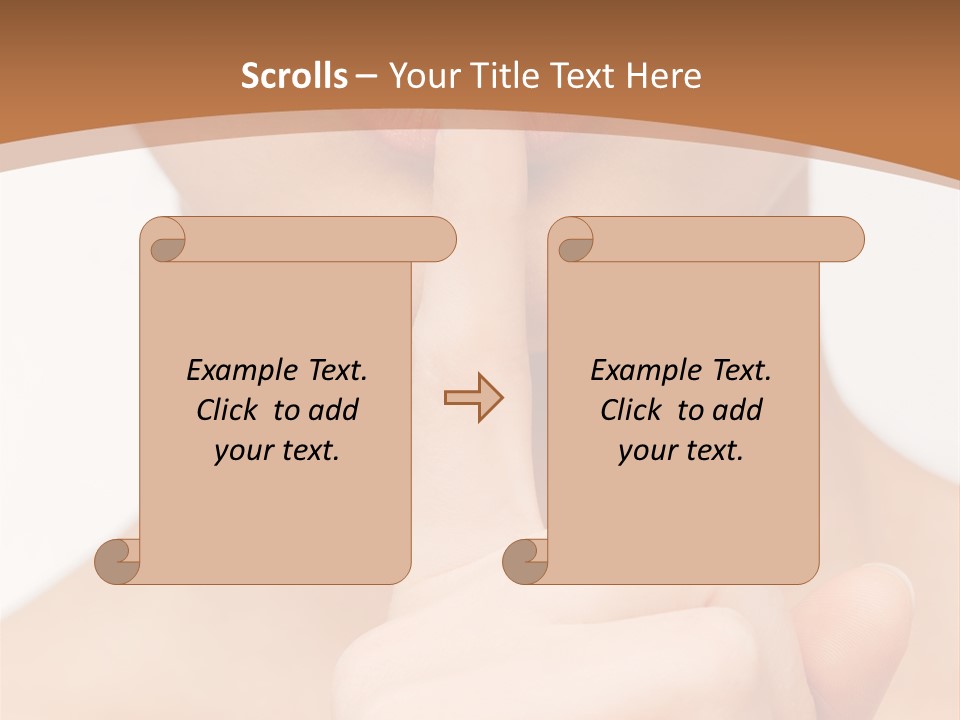 Secret Woman Living PowerPoint Template
