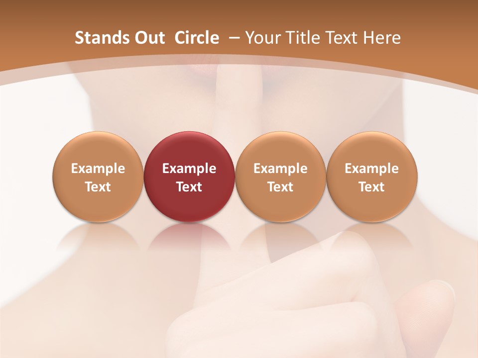 Secret Woman Living PowerPoint Template